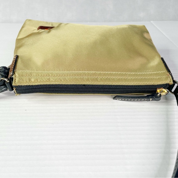 Dooney & Bourke Vintage Small Beige Nylon Leather Crossbody Purse Handbag 1975 - Picture 6 of 16